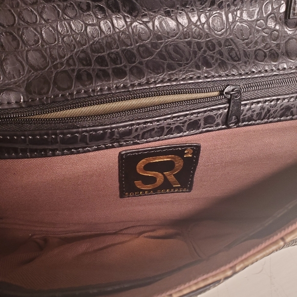 Sondra Roberts Faux Alligator Skin Clutch - Picture 5 of 6